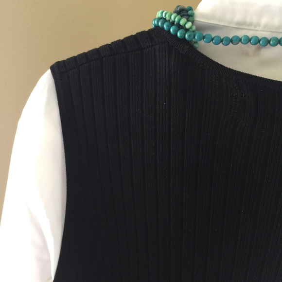 HOST PICK 🎉🎊Jones & CO, Black Ribbed Knit Dress!❌❌SOLD - Picture 9 of 15